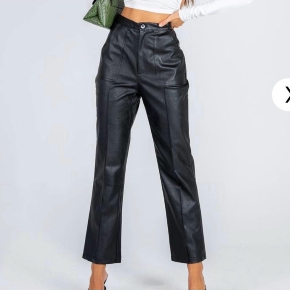 Princess Polly Encore Faux Leather Pants size 14